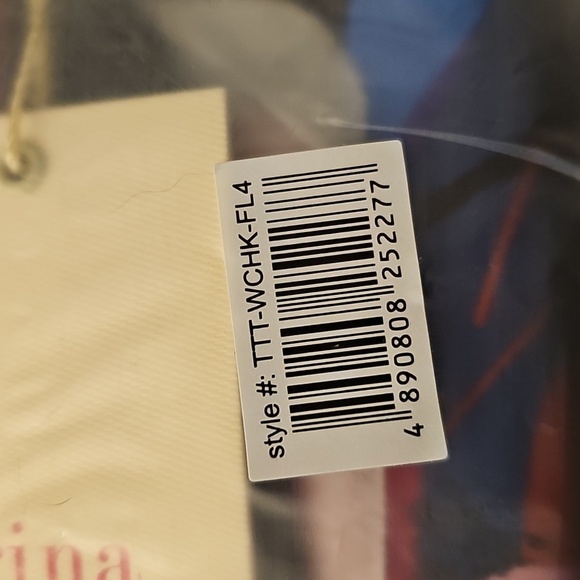 Trina Turk Black Multicolor Floral Long Wallet NWT - Picture 7 of 9